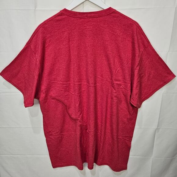 Spencer's You Need To Let That Sh*t Go Short Sleeve Red Tee Size XL - Picture 4 of 6